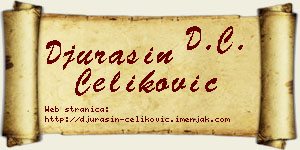 Đurašin Čeliković vizit kartica